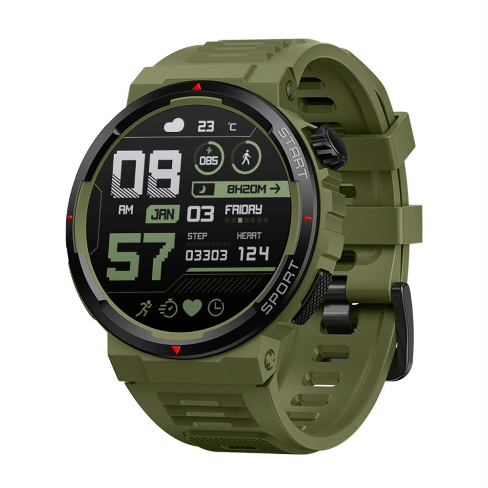 1.43 Inch Fitness & Wellness Smart Watch 24H Health Monitoring Wild Green Smart Watches