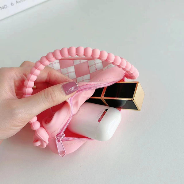 Mini Diamond Shaped Silicone Shoulder Bag Blue Women's Bags & Handbags