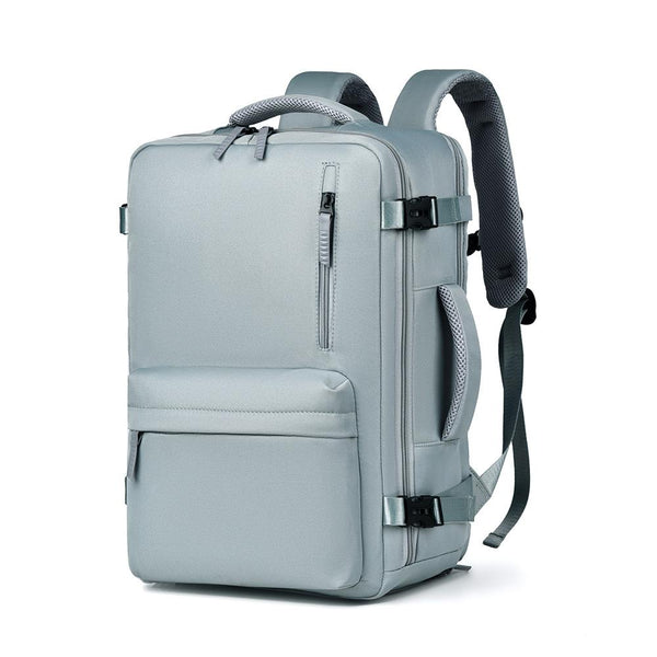 Parallel Deals Spacious Travel Backpack For Laptops Light Blue Laptop Cases & Bags