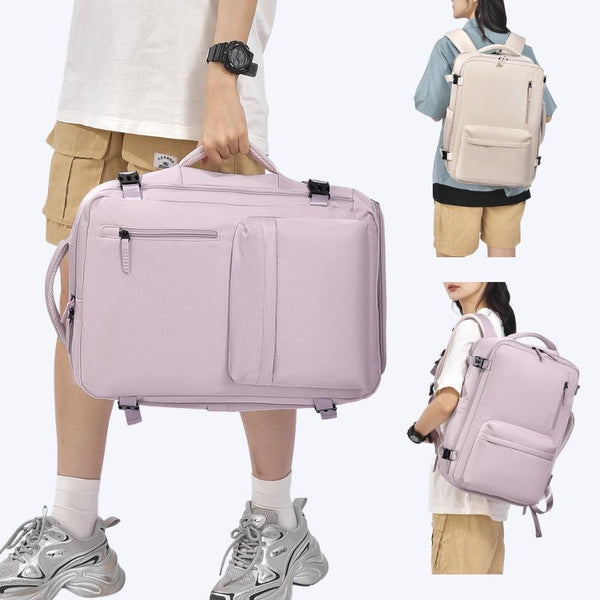 Parallel Deals Spacious Travel Backpack For Laptops Light Blue Laptop Cases & Bags