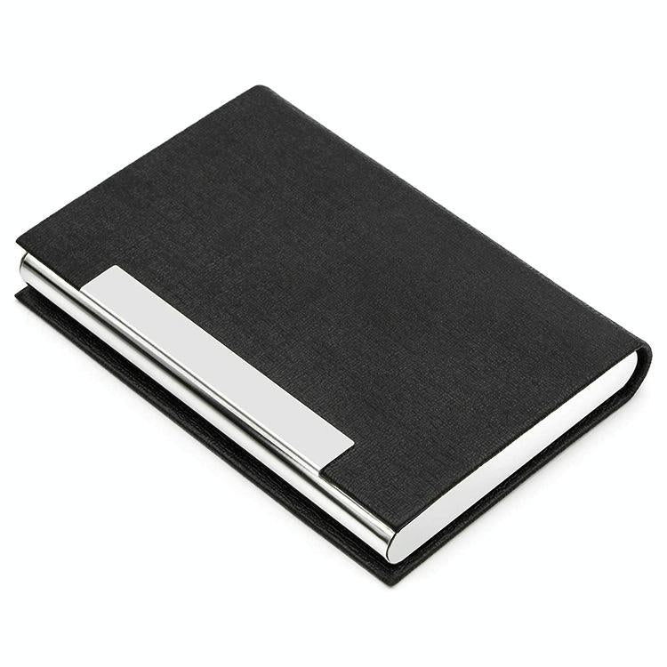 Stainless Steel Card Holder Sleek Business Accessory Black Business Card Holders
