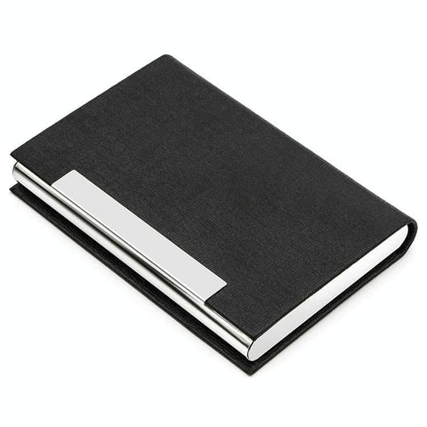 Stainless Steel Card Holder Sleek Business Accessory Black Business Card Holders