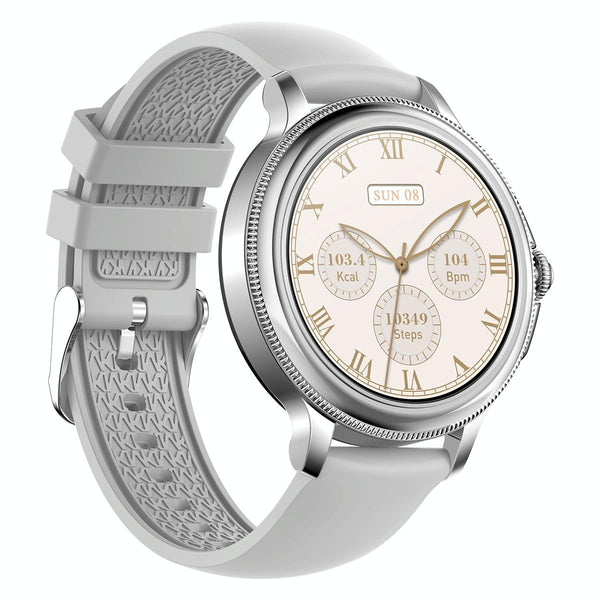 Smart Wristband With Waterproof Heart Rate And Blood Pressure Monitoring Silver Activity Trackers