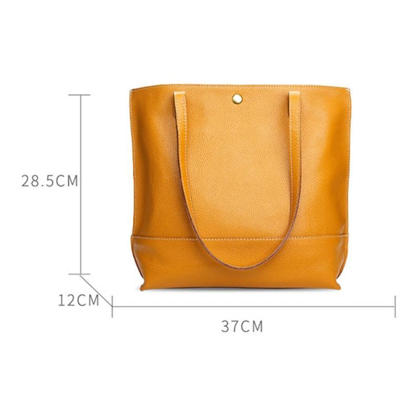 Stylish Leather Tote For Women Beige Women's Bags & Handbags