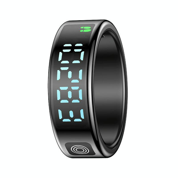 Smart Ring Gesture Control Health Monitoring Multiple Sports Size 11 Silver Activity Trackers