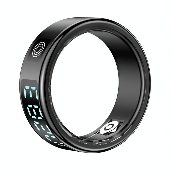 Smart Ring Gesture Control Health Monitoring Multiple Sports Size 11 Silver Activity Trackers