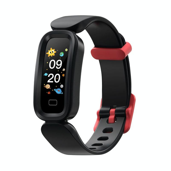 Smart Fitness Bracelet With Bluetooth Sleep Tracking Red Activity Trackers