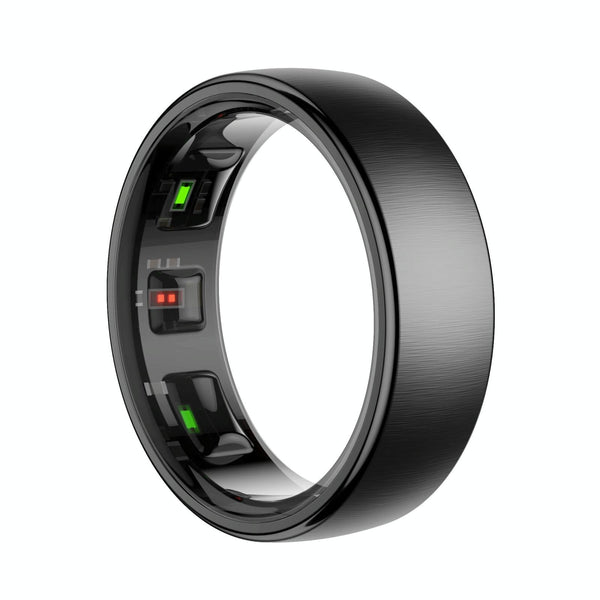 Smart Ring Heart Rate Blood Oxygen Sleep Sports Size 11 Silver Activity Trackers