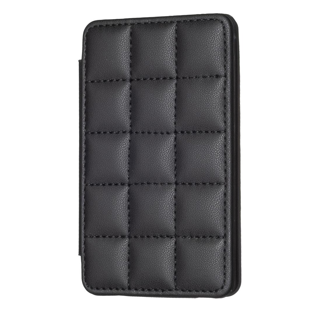 Grid Pattern Card Bag Sticker For Mobile Phones Black Cases Covers & Skins
