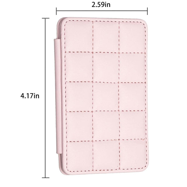 Grid Pattern Card Bag Sticker For Mobile Phones Black Cases Covers & Skins