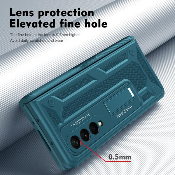 Shockproof Secure Hinge Phone Case For Samsung Galaxy Z Fold 4 5G_Blue Cases Covers & Skins