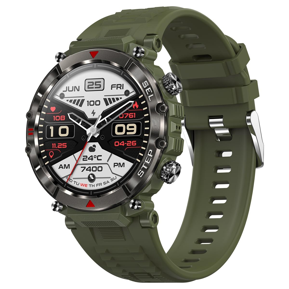 Smart Wristband With Waterproof Heart Rate And Blood Pressure Monitoring Green Smart Watches