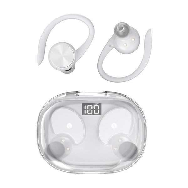 Wireless Earphones With Digital Display And Charging Case Pink Earbuds