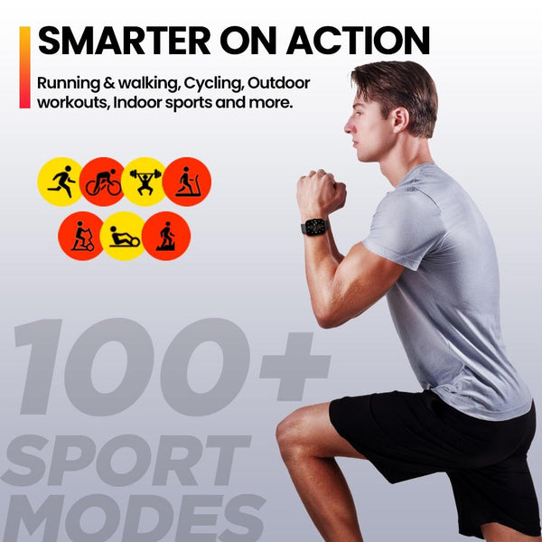 2.15 Inch Ip68 Waterproof Fitness Smart Watch Starlight Silver Smart Watches