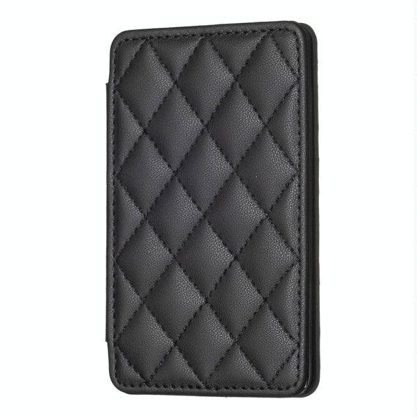Parallel Deals Rhombus Pattern Card Bag Back Sticker For Mobile Phones Black Cases Covers & Skins