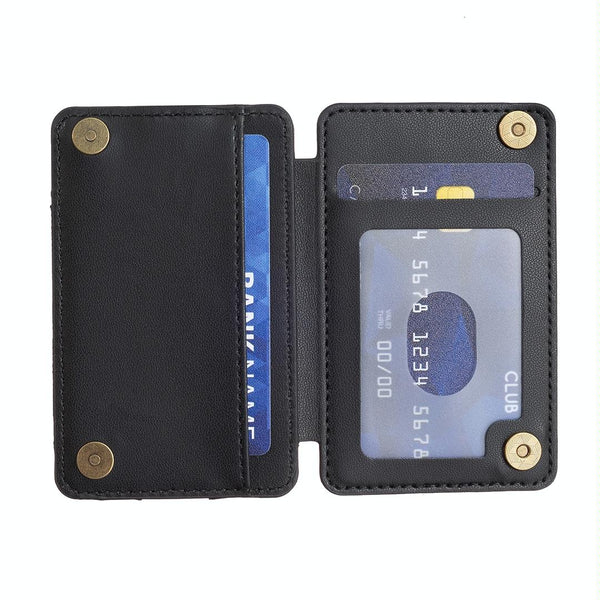 Parallel Deals Rhombus Pattern Card Bag Back Sticker For Mobile Phones Black Cases Covers & Skins