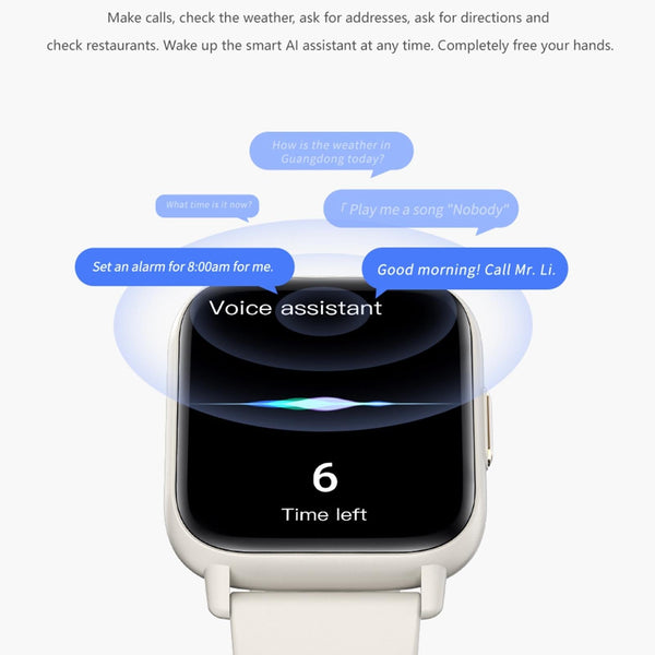 1.83 Inch Bt5.2 Smart Sport Watch With Bluetooth Call Sleep & Health Monitor White Smart Watches