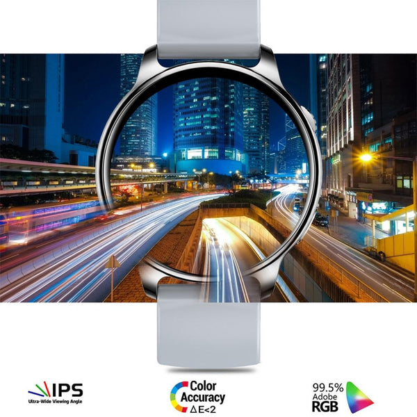 1.32 Inch Bluetooth Calling Smart Watch With Rotary Button Silver Gray Smart Watches