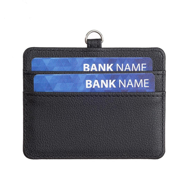 Horizontal Id Card Bag & Lanyard Blue Id & Document Holders