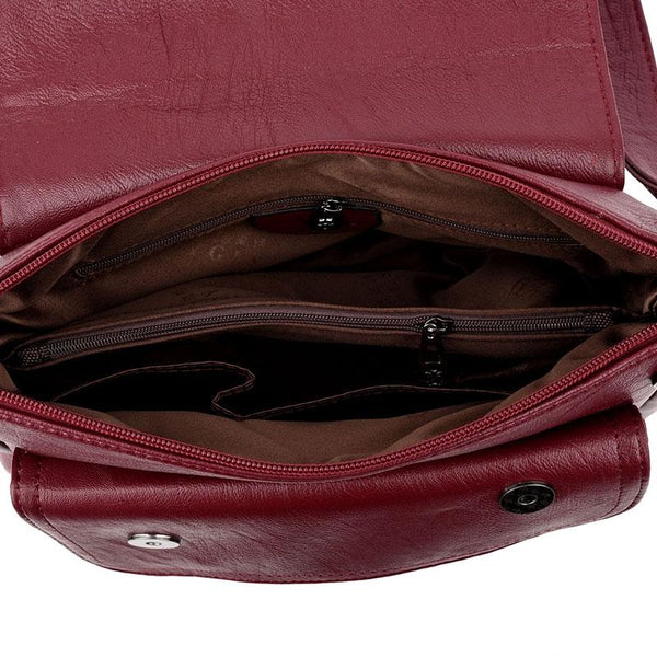 Stylish Leather Shoulder Bag For Summer Purple Women's Bags & Handbags