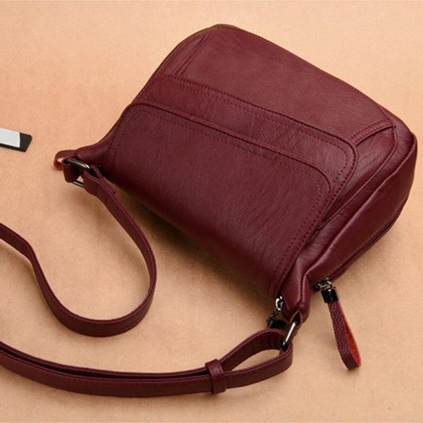 Stylish Leather Shoulder Bag For Summer Purple Women's Bags & Handbags
