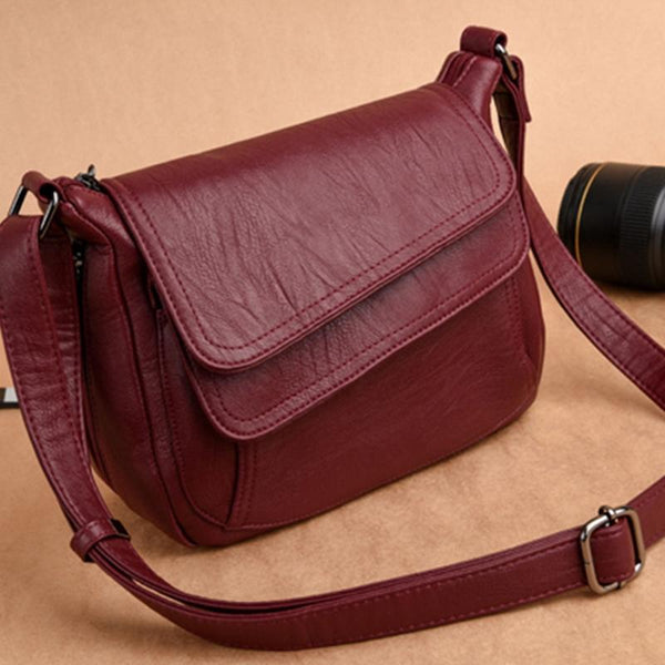 Stylish Leather Shoulder Bag For Summer Purple Women's Bags & Handbags