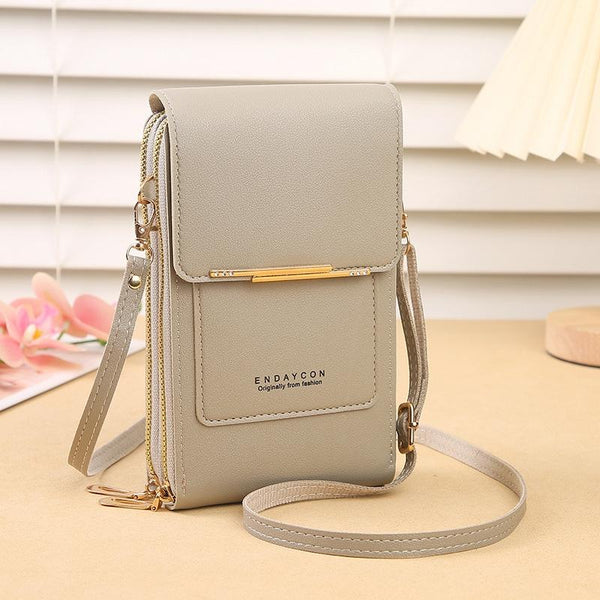 Multifunctional Touch Screen Crossbody Bag Black Bags