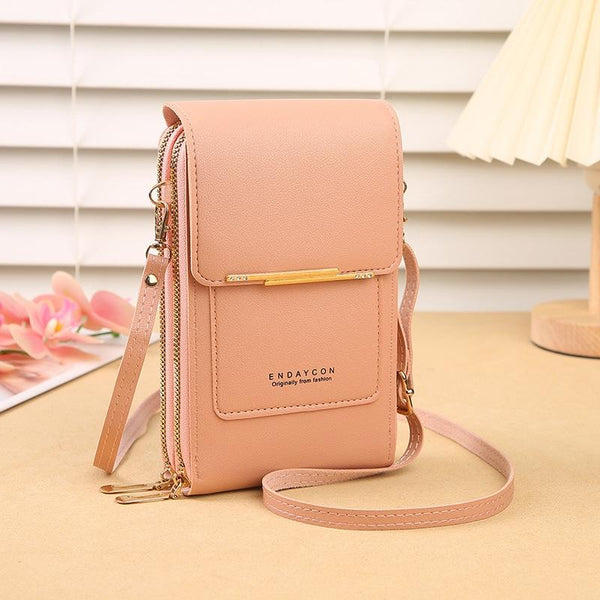 Multifunctional Touch Screen Crossbody Bag Black Bags
