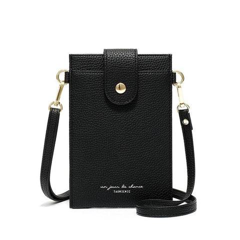 Stylish Thin Messenger Bag For Women Black Women's Bags & Handbags