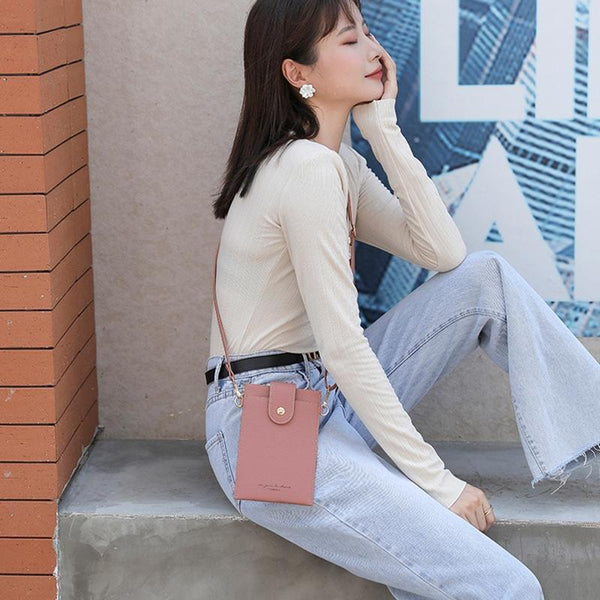 Stylish Thin Messenger Bag For Women Black Women's Bags & Handbags