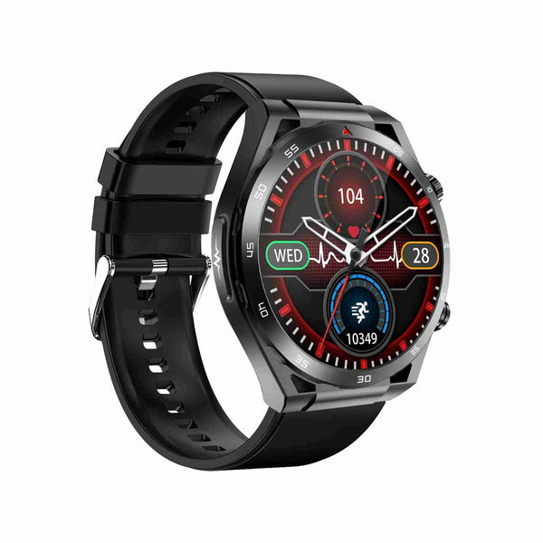 1.39 Inch Ip67 Waterproof Silicone Band Smart Watch Support Ecg / Non Invasive Blood Glucose Measurement Blue Smart Watches