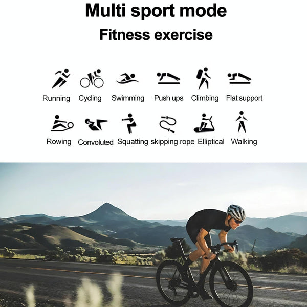 1.43 Inch Bt5.3 Ip68 Sport Smart Watch Support Bluetooth Call / Message Notification Heart Rate Blood Pressure Health Monitor Smart Watches