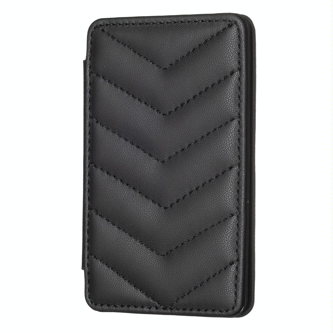 Wave Pattern Card Bag Back Sticker For Mobile Phones Black Cases Covers & Skins