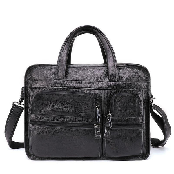 Men 15.6 Inch Business Handbag Casual Singer Shoulder Messenger Bag Black Bags