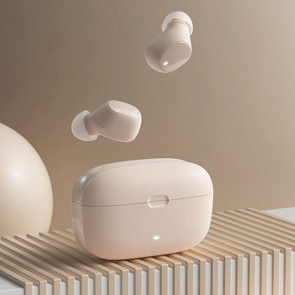 Wireless Earphones With Ai Noise Cancelling Mic And Bluetooth 5.3 Skin Colour Earbuds