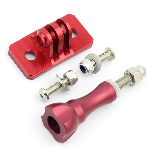 Gopro Helmet Mount Adapter For Aluminum Tripod Head_Red Other Camera & Photo Accs