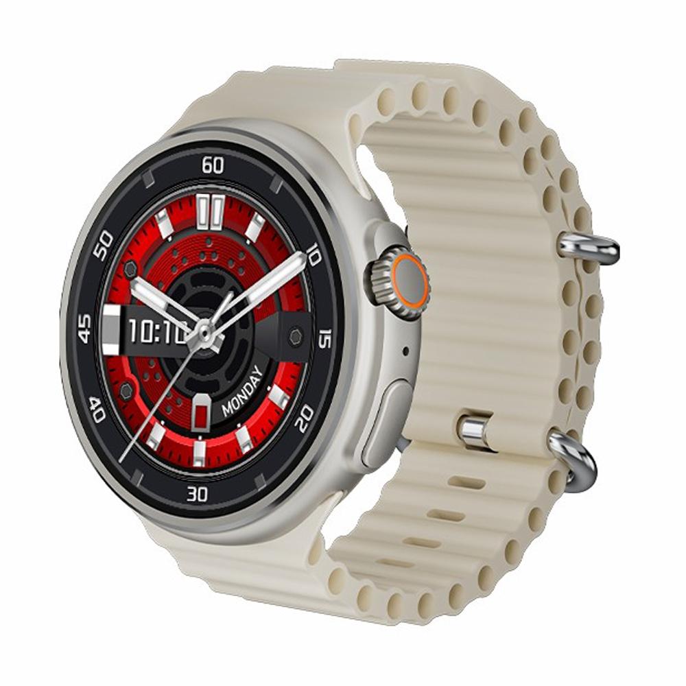 1.6 Inch Tft Round Screen Smart Watch Supports Voice Calls / Blood Oxygen Monitoring Grey Smart Watches