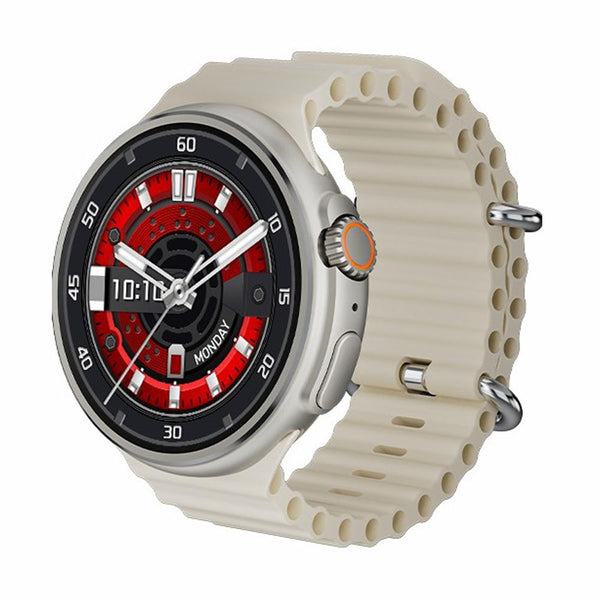 1.6 Inch Tft Round Screen Smart Watch Supports Voice Calls / Blood Oxygen Monitoring Grey Smart Watches