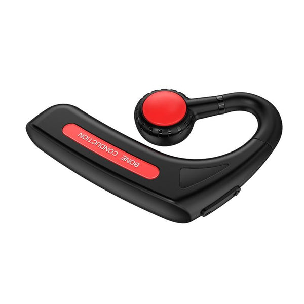 M 618 Bone Conduction Hanging Ear Stereo Bluetooth Headset Red Earbuds