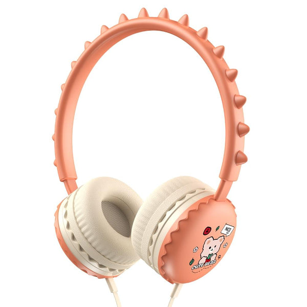 Cartoon Stereo With Mic Y19 Cute Bear Headphones