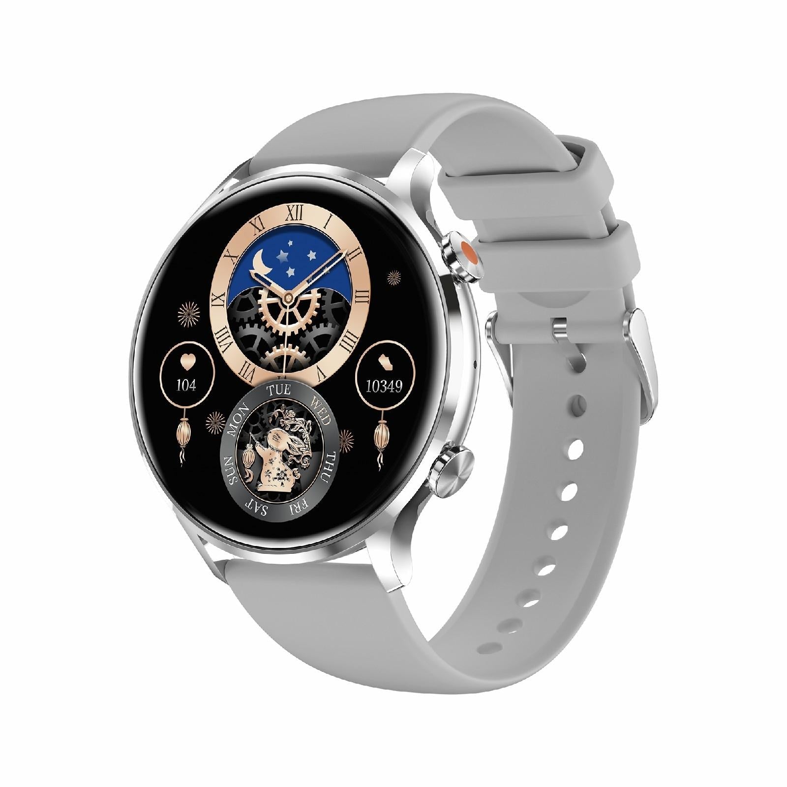 1.39" Bt5.2 Smart Sport Watch With Call Sleep Temp Heart & Health Monitor_Grey Smart Watches