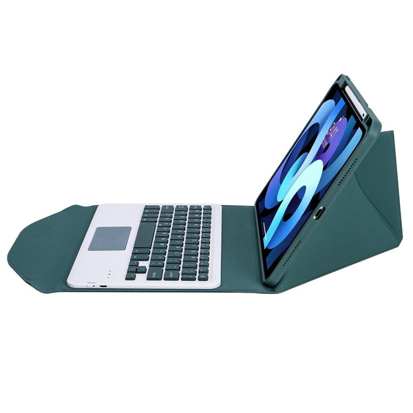 Bluetooth Keyboard Leather Case For Ipad Pro 11 With Pen Slot And Touchpad Green Keyboards