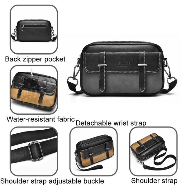 Waterproof Shoulder Crossbody Bag For Men Wear Resistant Design Khaki Women's Bags & Handbags