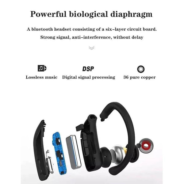 Wireless Noise Cancelling Bluetooth With Dual Battery Display T16 Earbuds
