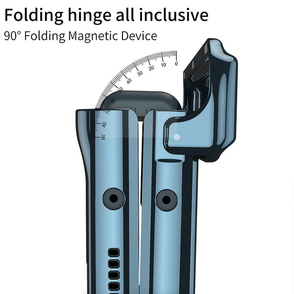 For Samsung Galaxy Z Fold4 5G Magnetic Hinged Case Wine Red Cases Covers & Skins