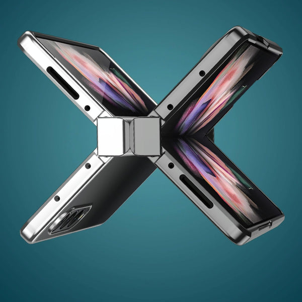 For Samsung Galaxy Z Fold4 5G Shockproof Pc Case Full Coverage Silver Cases Covers & Skins