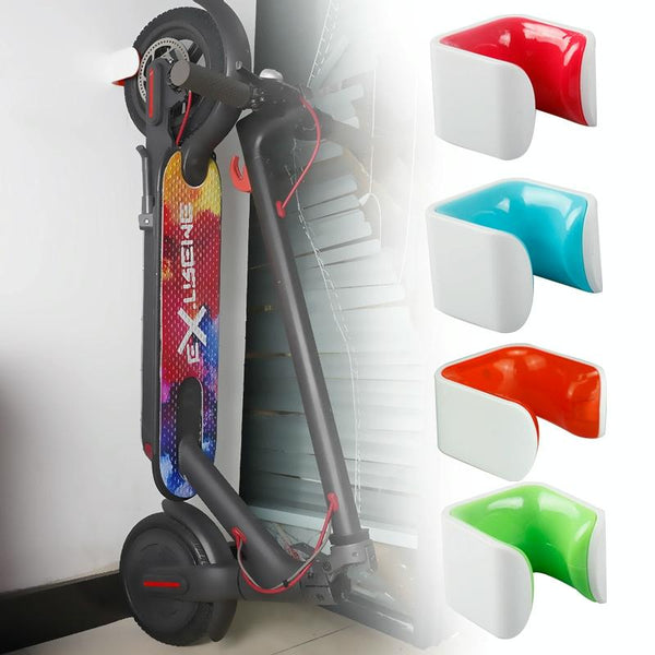 Electric Scooter Creative Parking Wall Mounted Bracket For Xiaomi Es1 Es2 Es4 Rose Red Accessories Parts