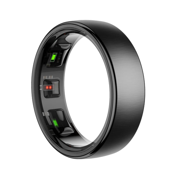 Smart Ring Size 14 Heart Rate Blood Oxygen Sleep Sports Silver Activity Trackers