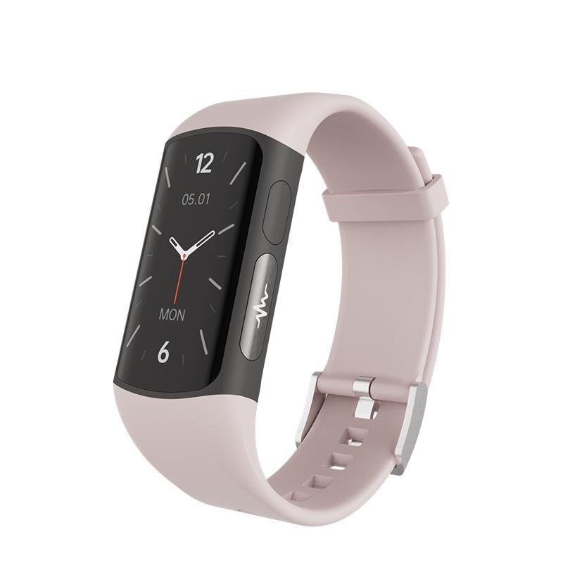 Smart Bracelet With Bluetooth Calling And Blood Oxygen Monitoring Hd Tft Display Pink Activity Trackers