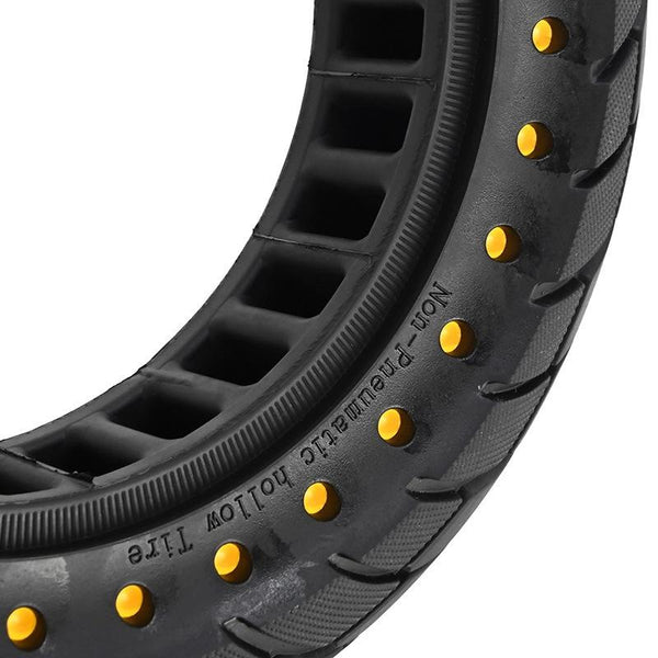 10X2.5 Inflatable Honeycomb Solid Run Flat Tire For Electric Scooter Blue 44Mm Slot Red Accessories Parts